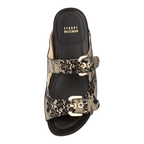 Stuart Weitzman
Freely Lace Buckled Sandal, Black - Picture 1 of 9